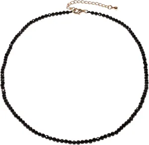 Jewever Dainty 3-4 mm Faceted Beads Necklace Simple Boho Crystals Choker Necklaces for Women and Men Trendy Jewelry Gifts