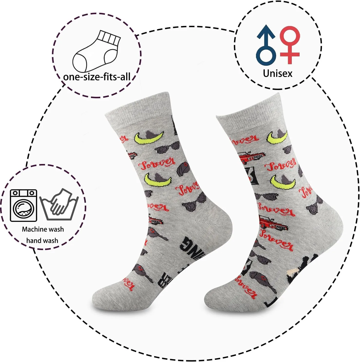 JNIAP T-light Novelty Socks For Twihard TV Show Inspired Socks Lover Gift