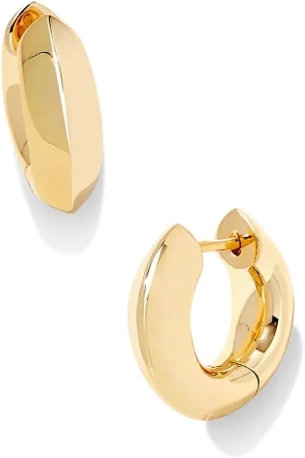 Kendra Scott Mikki Metal Huggie Earring, Fashion Jewelry for Women