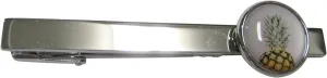 Kiola Designs Classic Tropical Pineapple Flower Tie Clip