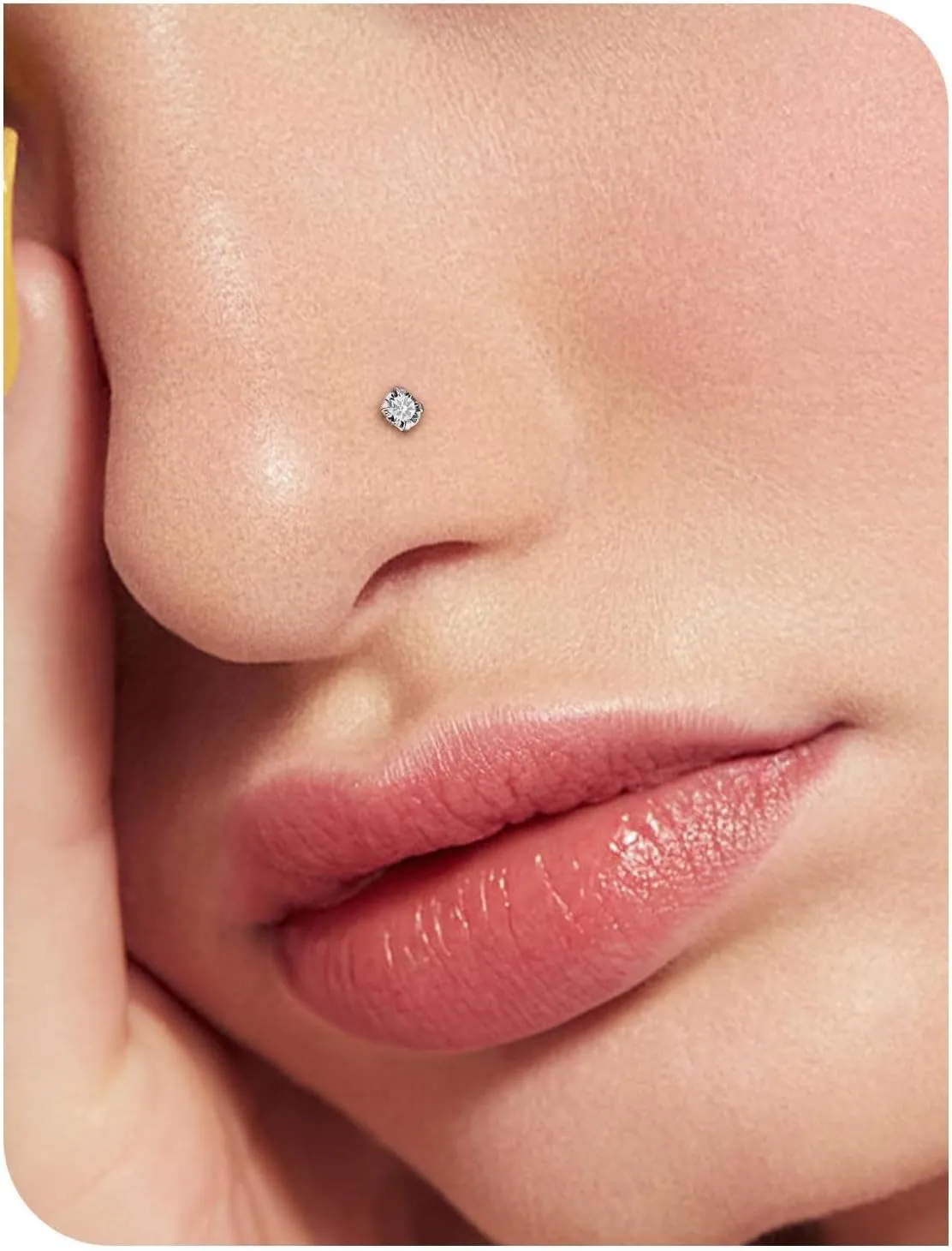 L Shaped 20 Gauge Nose Piercings for Women 5Pcs Gold Nose Rings for Men Hypoallergenic Nose Piercing Nose Studs Surgical Steel Nose Ring 316L Stainless Nose Jewelry