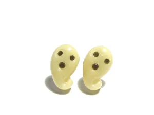 Little Boo Stud Earrings - Glow in the Dark - Ghost - Tiny Food Jewelry