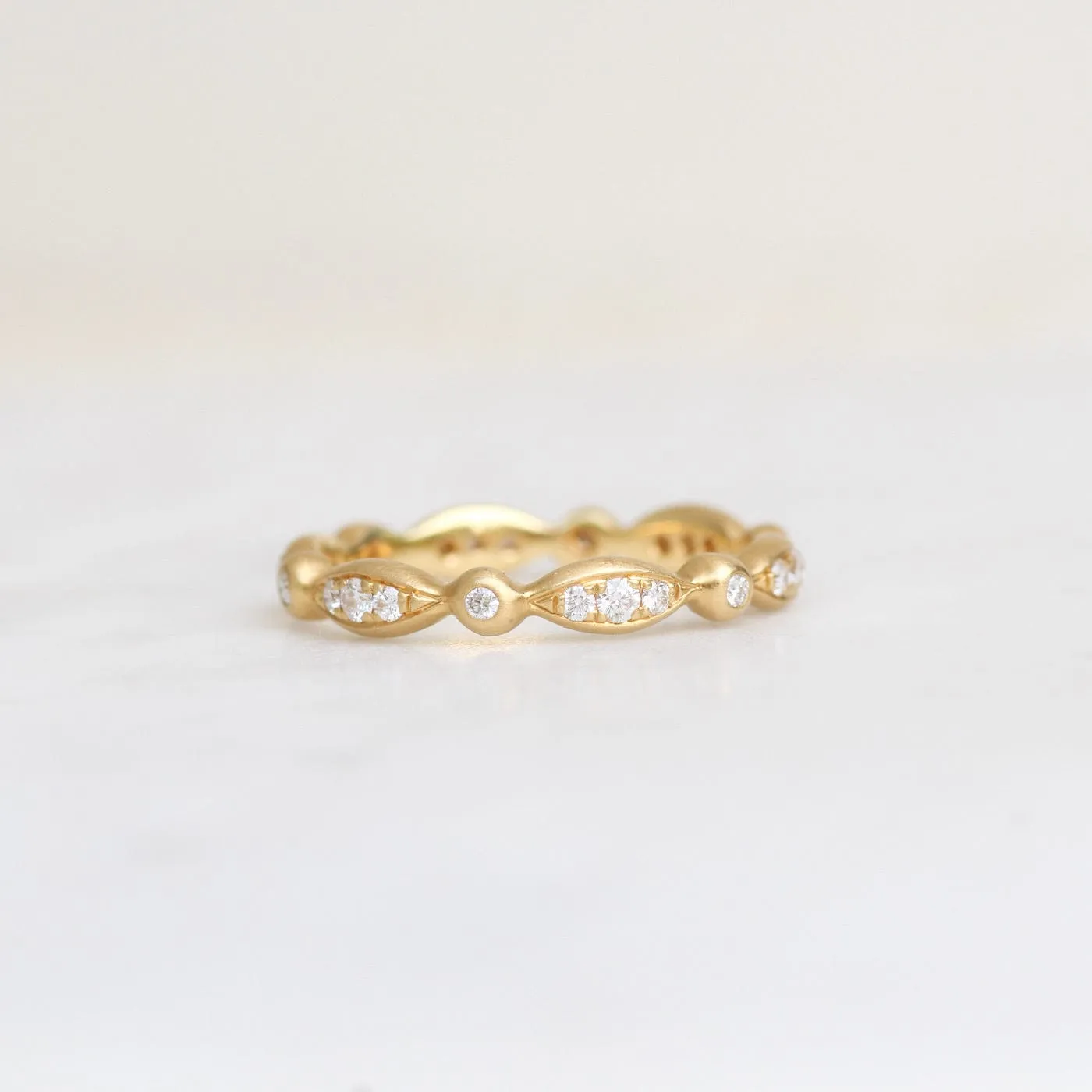 Marquise Diamond Pave Band