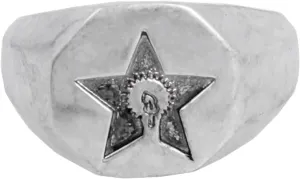 Men's Star Signet Ring