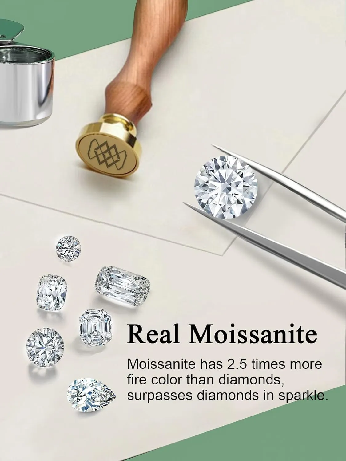 Moissanite Large Stud Earrings for Women Yellow Gold Plated 925 Sterling Silver, Cookie/Coffee/Fish/Pufferfish Novelty Design Statement Fun Earrings