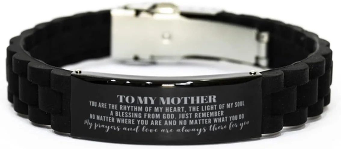 Mother Glidelock Bracelet Gifts Mother My Prayers and Love are Always There for You. Mother Birthday Idea. Mother Inspirational Movitional Gifts