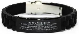 Mother Glidelock Bracelet Gifts Mother My Prayers and Love are Always There for You. Mother Birthday Idea. Mother Inspirational Movitional Gifts