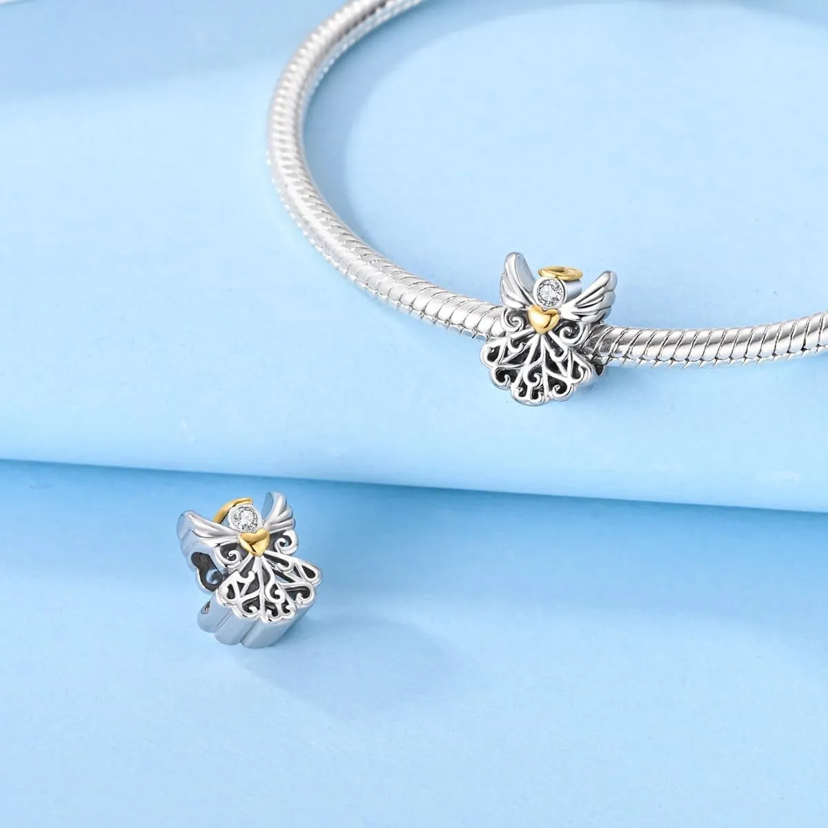 MULA 925 Sterling Silver Charms for Bracelets and Necklaces Cat Summer Dangle Pendants Camera Beads Charms Jewelry Charm for Women