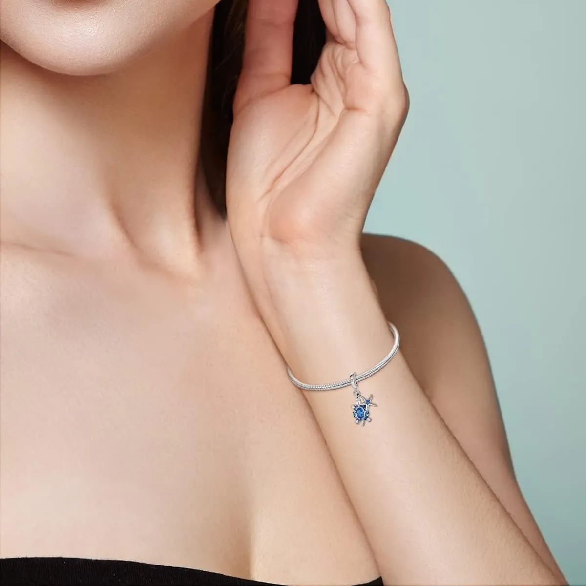 MULA 925 Sterling Silver Charms for Bracelets and Necklaces Lipstick and Bag Dangle Pendants Tower Camera Beads Jewelry Charms for Women