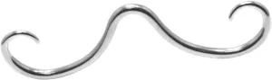 Mustache Septum Ring Mustache Nose Ring Classic Trendy Body Jewelry Nose Piercing Jewelry for Costume Party Anniversary Men