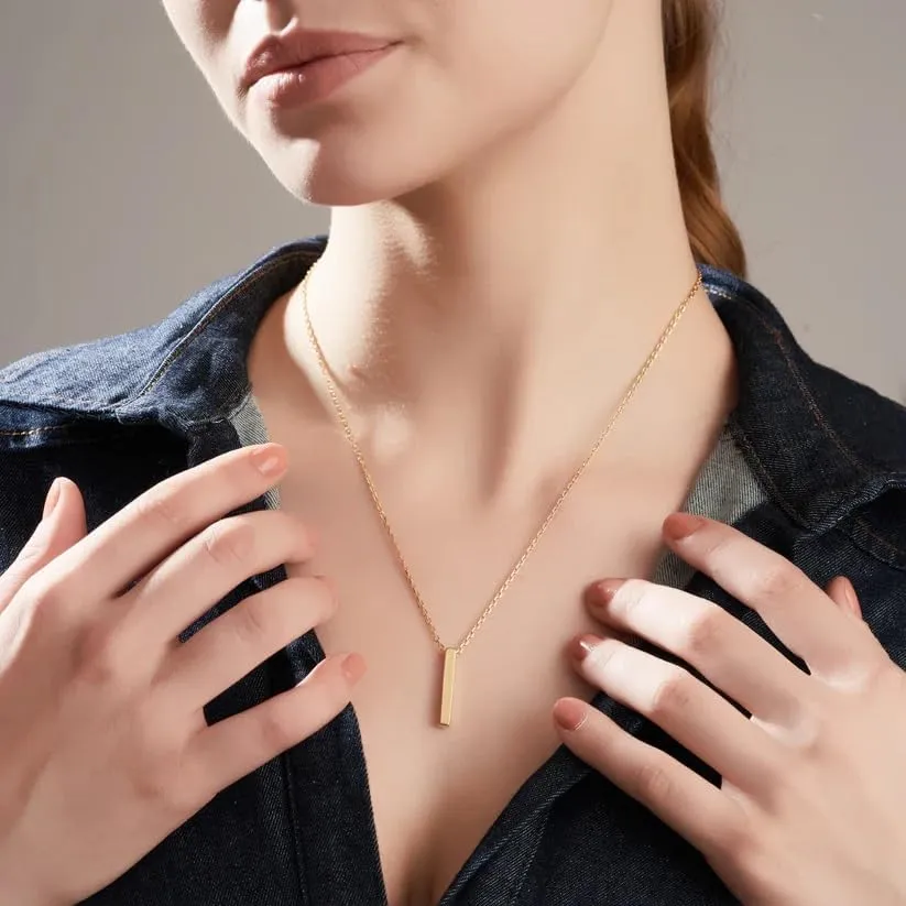 Mysha & Co New York Personalized Pillar of Love Pendant