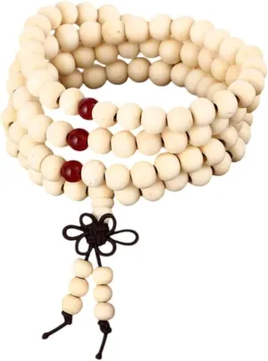 New 2025 Unisex Classic 108 Beads 8Mm Natural Sandalwood Bracelet Buddhist Buddha Wood Prayer Bead Yoga Bracelets For Men Mala Necklace Jewelry Fashion Trendy Accessories Creative Gift Women And