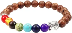 New 2026 8Mm Natural Wood Bracelets Men Adjustable Meditation Stone Beads Bracelet Women Prayer Jewelry Yoga Fashion Trendy Accessories Creative Gift