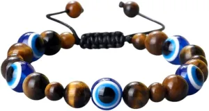New 2026 Unisex Stainles Stell Natural Cat Eye Stone Beads Bracelets Classic Turkish Lucky Men Women Handmade Prayer Jewelry Gift Fashion Trendy Accessories Creative For Women And Men