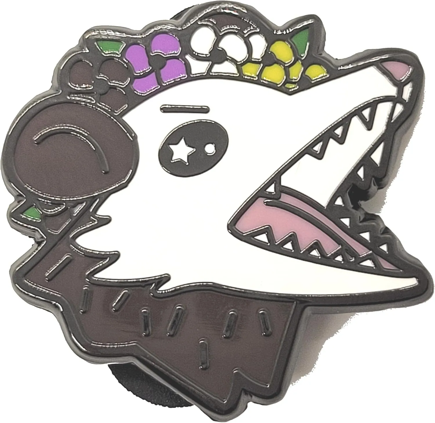Nonbinary Pride Possum Enamel Pin Trash Panda Opossum in Enby LGBT  Flag Colors