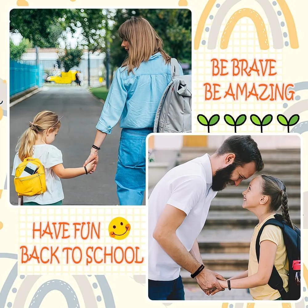 NZKNP Back To School Bracelet Gifts First Day of School Bracelet Gifts Mommy And Me Bracelets Mother and Daughter Gifts