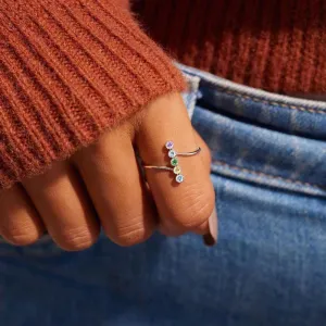 Petite Multi Stone Ring