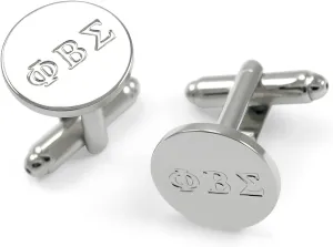 Phi Beta Sigma Fraternity Circular Cuff Links/Professional Dresswear Accessories
