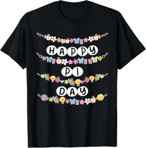 Pi Day Friendship Bracelets Fun Math Celebration T-Shirt