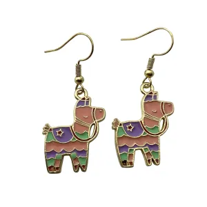 Piata Earrings - Mexican Party Cinco De Mayo -Best Friend Charm Jewelry for Girls Women