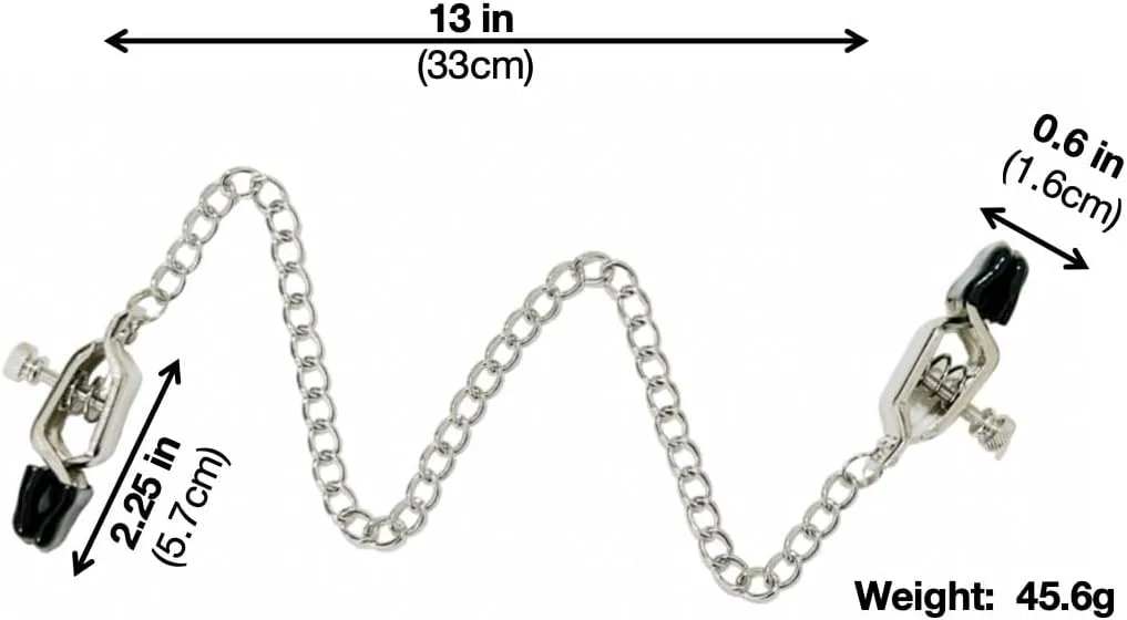 POYAMUSE Clip Body Chain for Women and Men, Adjustable Body Chain with Clamps, Non-Piercing Body Clamp Jewelry for Women