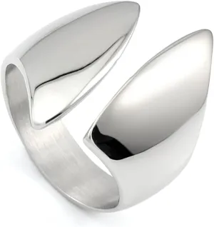 Punk Stainless Steel Silver Open Cuff Ring Midi Band Knuckle Rings Finger Statement Rings for Women Ladies