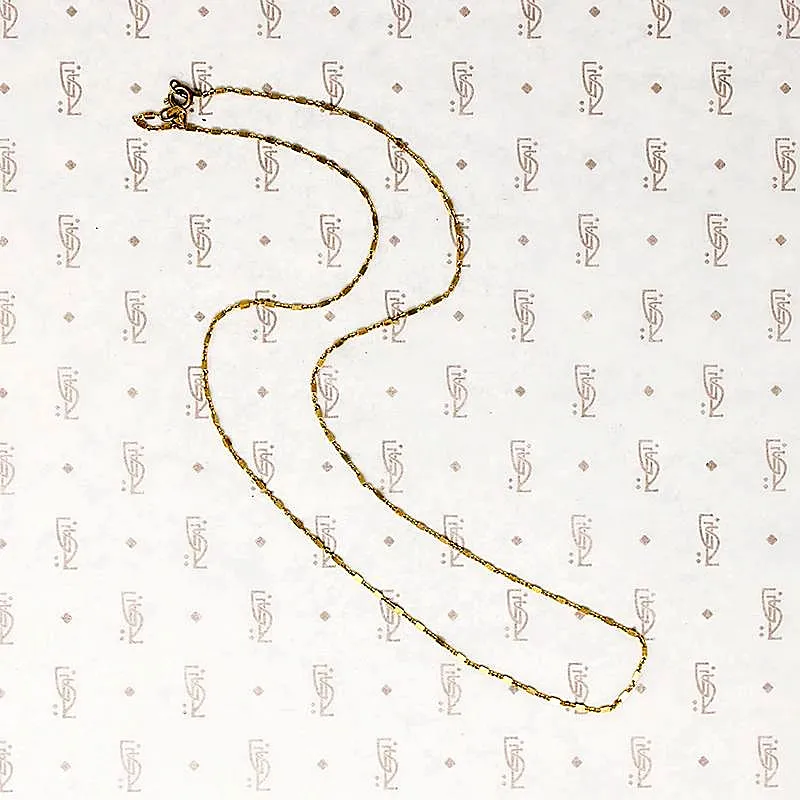 Recycled Fancy Link Vermeil Chain