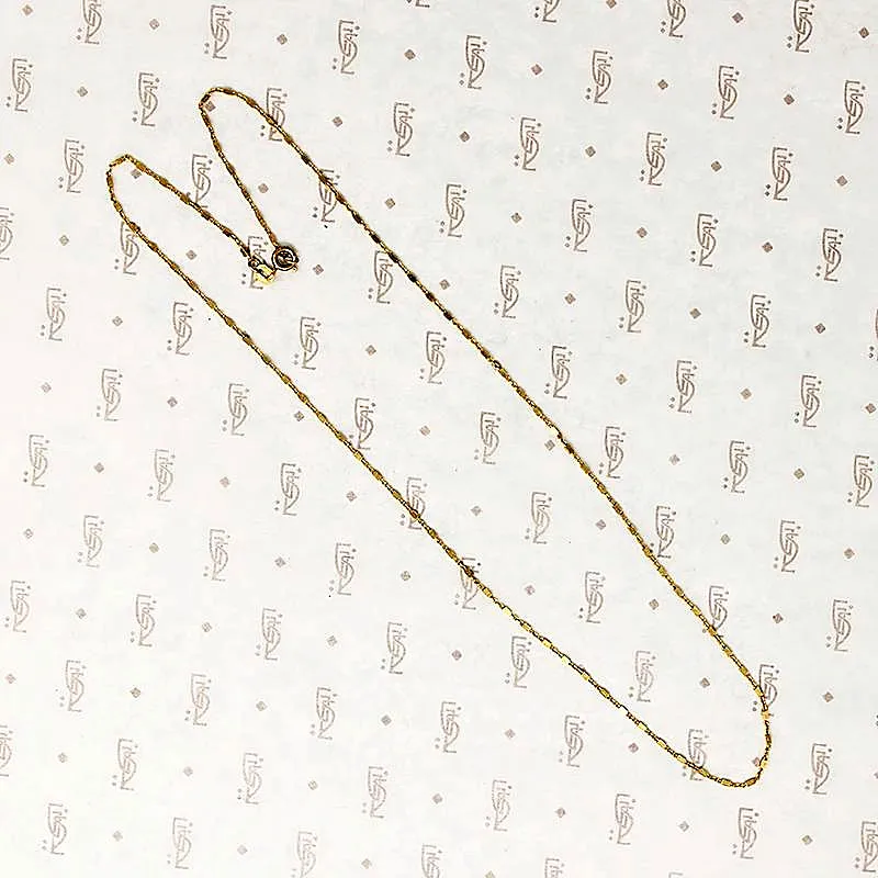 Recycled Fancy Link Vermeil Chain