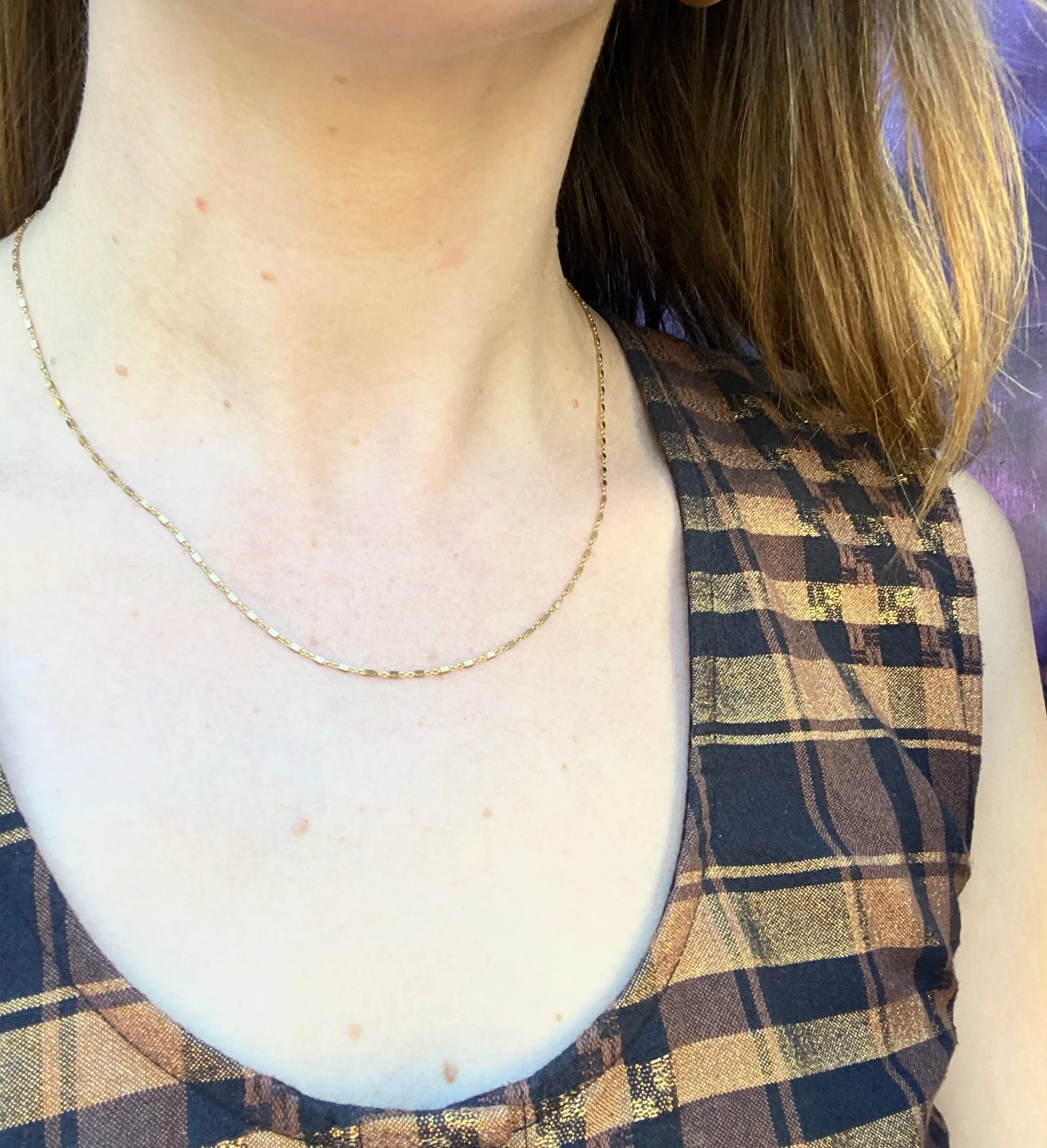 Recycled Fancy Link Vermeil Chain