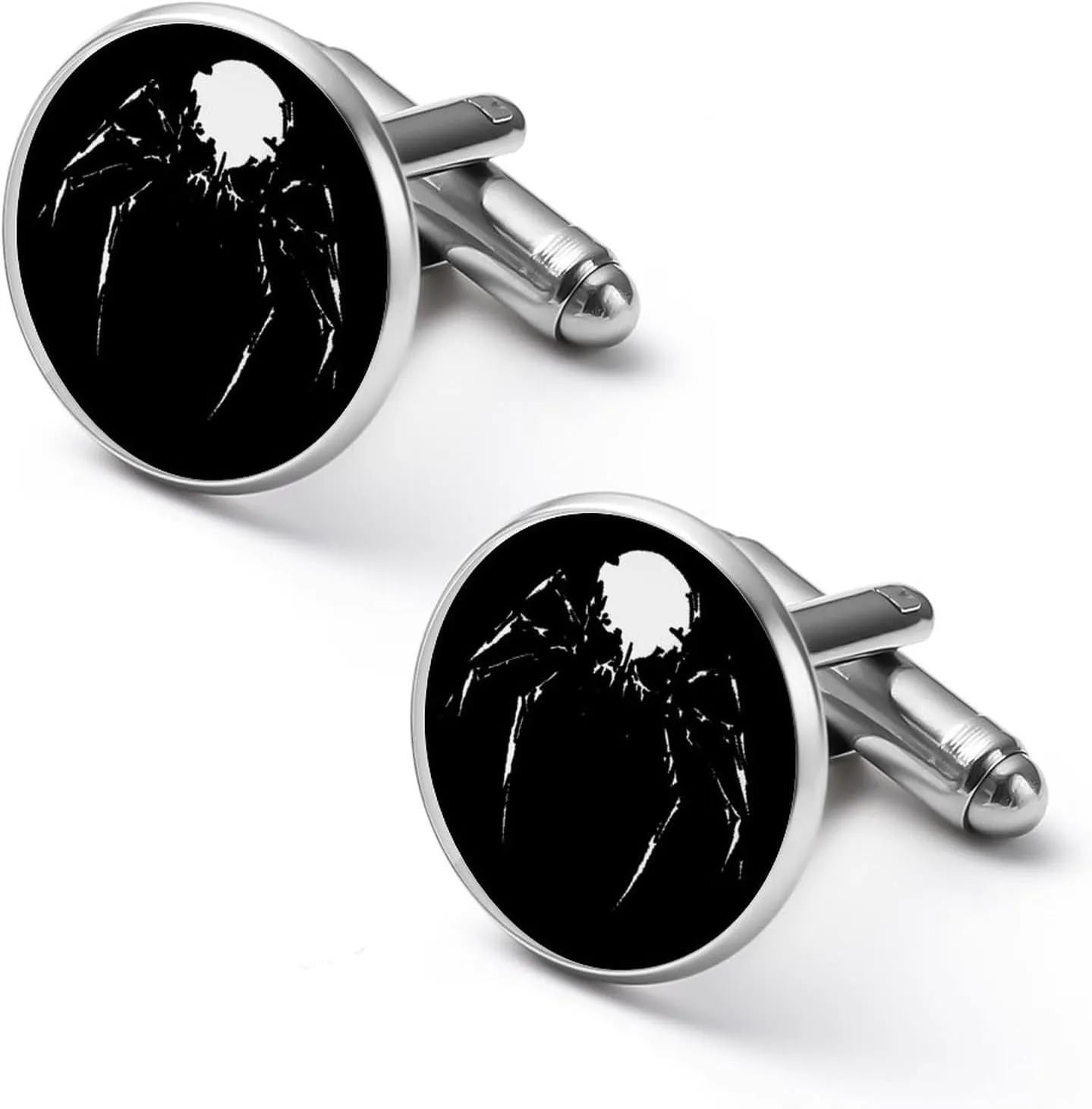 Skull Spider Fashion Cufflinks For Men Alloy Tuxedo Shirt Cuff Links For Business Wedding Party 1.7cm