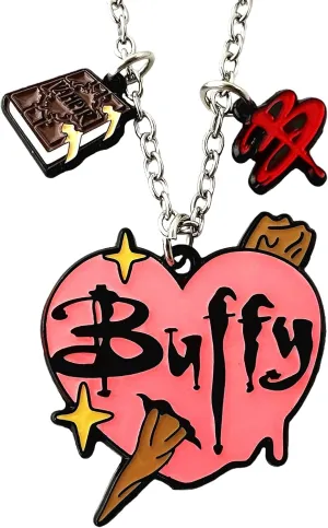 STKTFKK Vampire Necklace Metal Classic Anime Halloween Horror Necklace