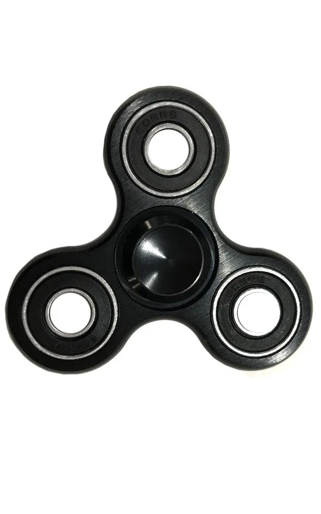 T01-11 Black Metal Fidget Spinner with Case