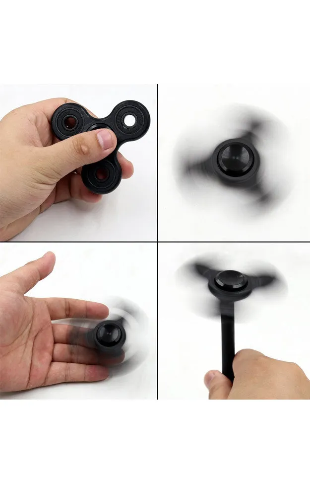T01-11 Black Metal Fidget Spinner with Case