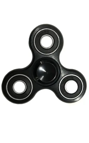T01-11 Black Metal Fidget Spinner with Case