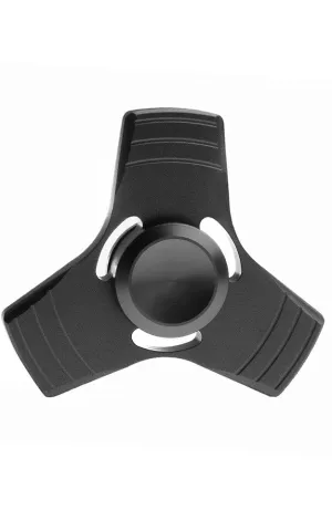 T01-4 Black Three Wings Metal Fidget Spinner Toy #3