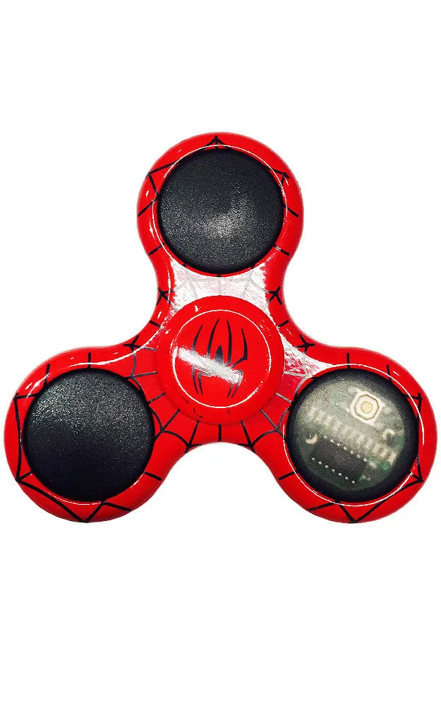 T01-41 Spider LED Metal Fidget Spinner with Case