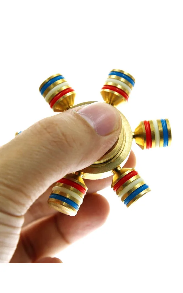 T01-5 Six Wings Metal Fidget Spinner Toy