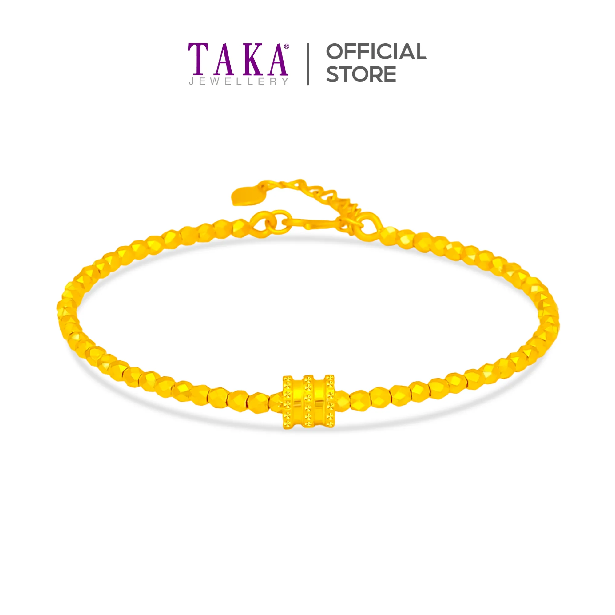 TAKA Jewellery 999 Pure Gold 5G Bangle