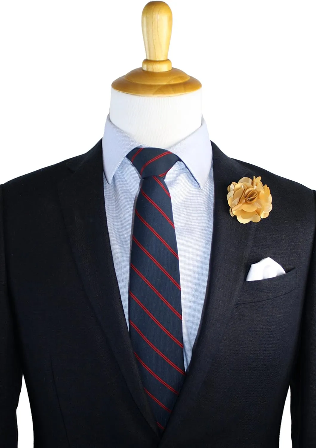 Ted & Jack - Silky Classic Flower Lapel Pin Boutonniere