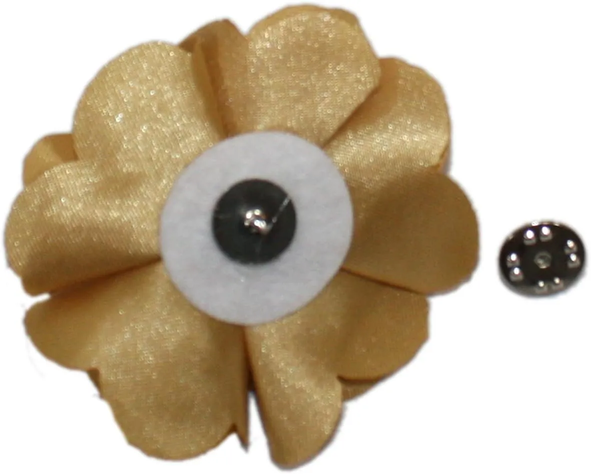 Ted & Jack - Silky Classic Flower Lapel Pin Boutonniere