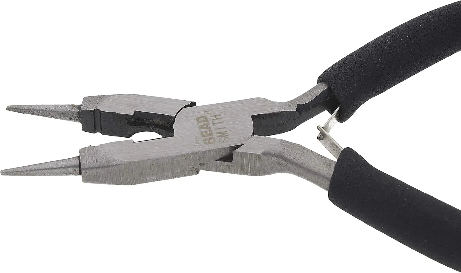 The Beadsmith 4-in-1 Multifunctional Pliers - All-Purpose Jewelry Making Tool w/Cushion Grip, 5, Create Loops, Cut and Flatten Wire, Close Jump Rings
