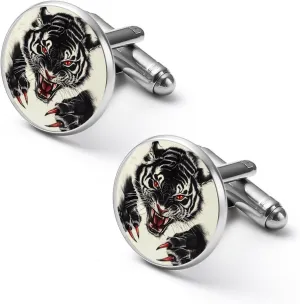 Tiger Claws Fashion Cufflinks For Men Alloy Tuxedo Shirt Cuff Links For Business Wedding Party 2.0cm