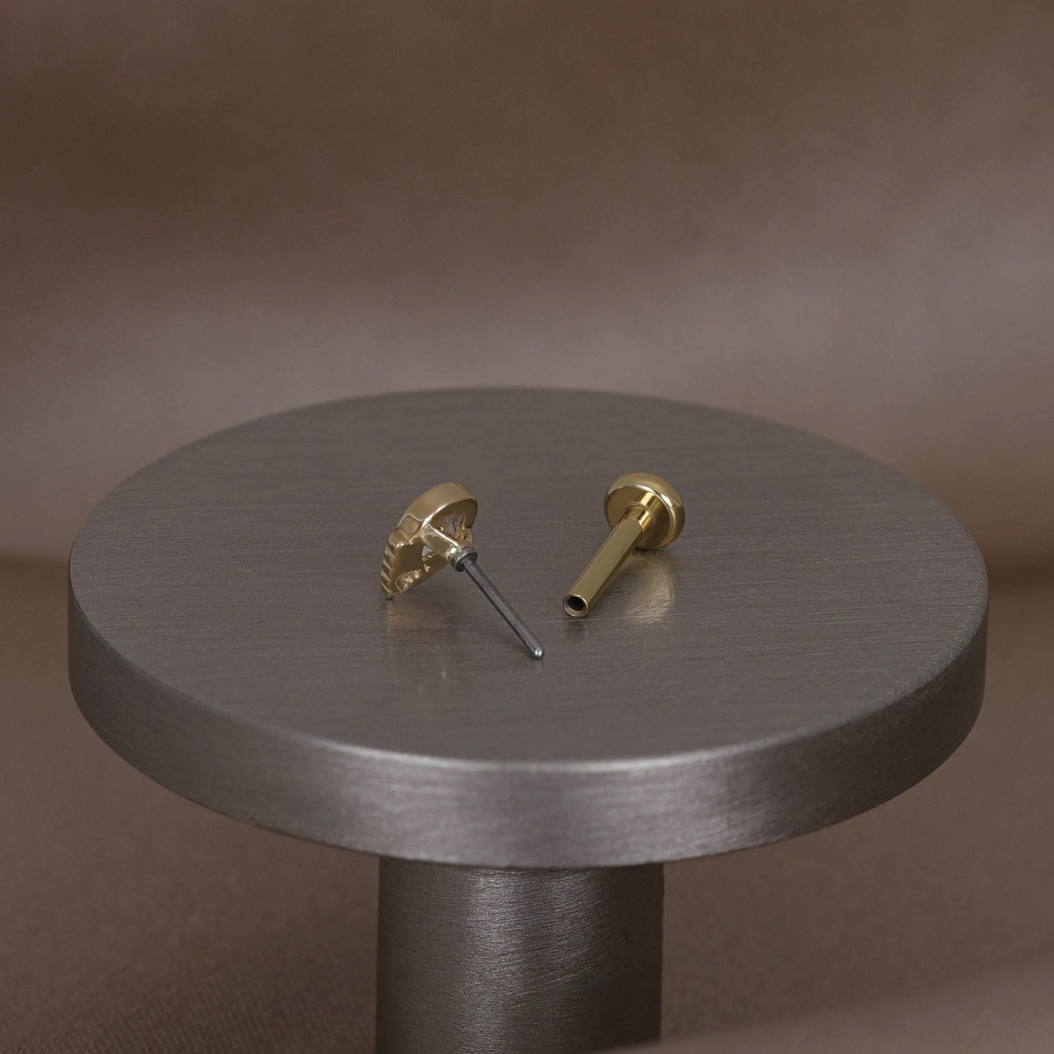 Tiny Cluster Teardrop Flat Back Stud