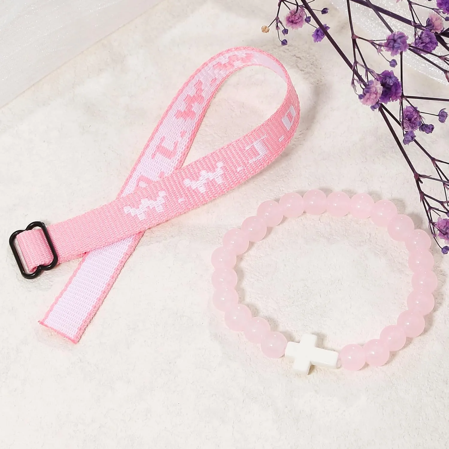 Todu Cross WWJD Bracelet What Would Jesus Do Colorful Letters Braided Rope Natural Healing Crystal Beads Wristband Bracelets Friendship Inspirational Religious Faith Christian Jewelry for Women Men