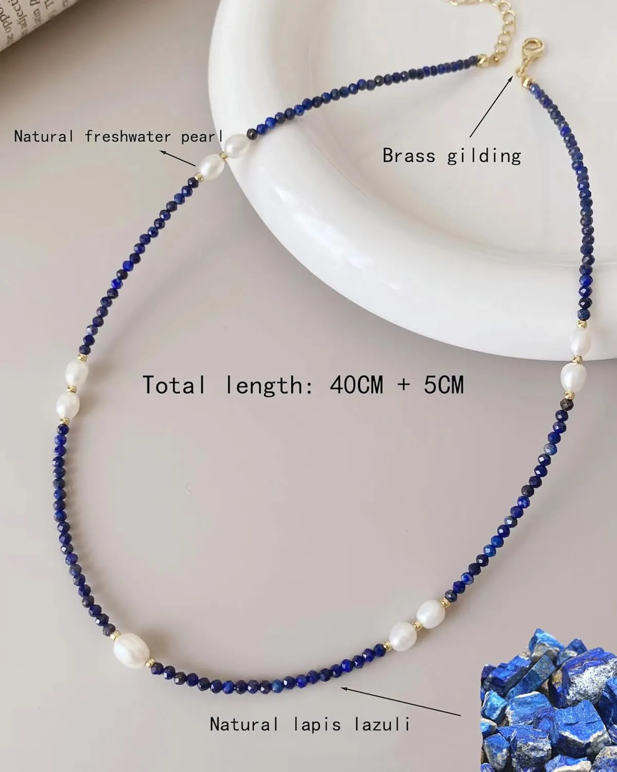 Turquoise Necklaces For Women Evil Eye Pendant Beaded Necklace 18K Gold Choker Green Boho Handmade Jewelry For Girls Mom Gifts