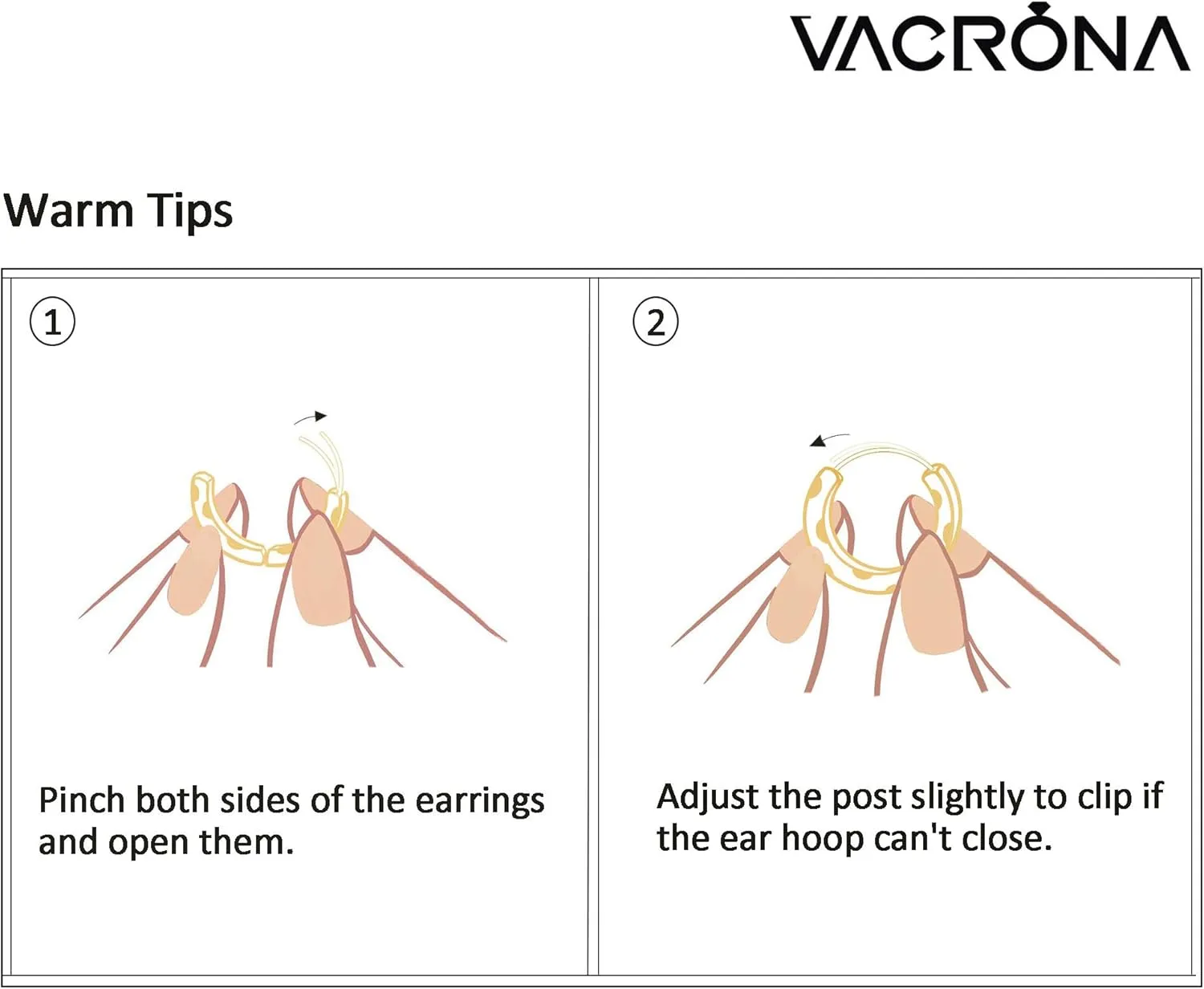 VACRONA Gold Hoop Earrings Huggie for Women Cubic Zirconia 14k Gold Plated Small Huggie Hoops Earrings Hypoallergenic Jewelry Gifts