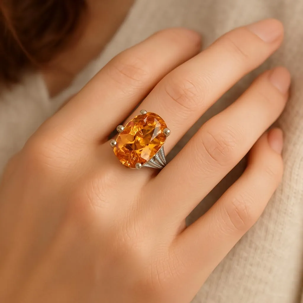 Waimore Green Ring Elegant Hypoallergenic for Women Jewelry with Round Square Princess Cut Birthstone Gemstone Elegant Split Band Design, for Wedding Anniversary Party and Gift