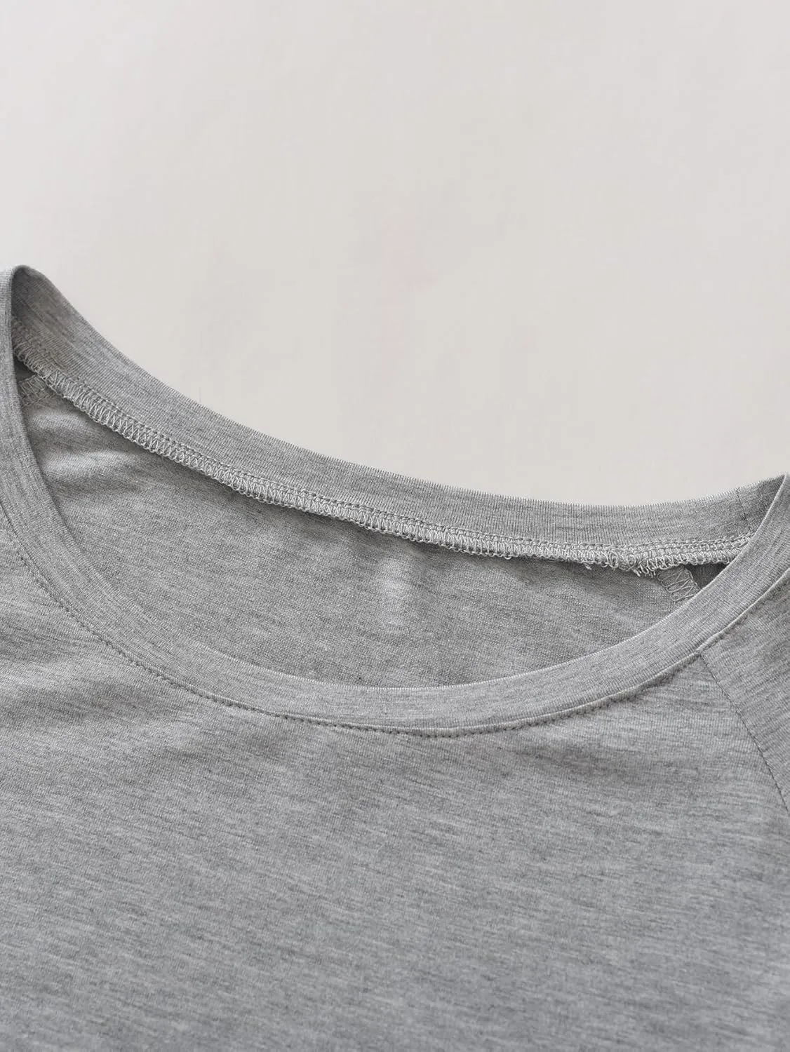Women's Petite Pajamas Tops 3/4 Sleeve Petite Size T-Shirt