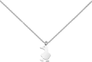 WUSUANED Cute Duck Pendant Necklace Duck Lovers Gifts Animal rescue Jewelry Duck Owner Gift Animal Lover Gifts
