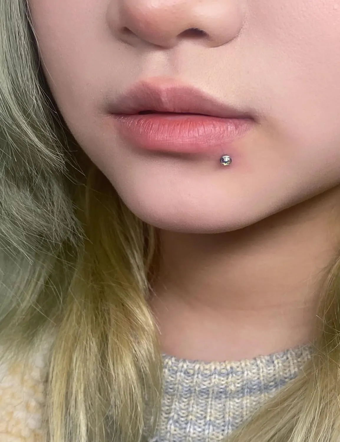 Yaalozei 20G 16G 14G 12G Lip Labret Medusa Monroe Rings Studs Surgical Steel Tragus Helix Cartilage Earring Stud Rings Piercing Jewelry Bar Length 8mm 10mm 12mm Mix Color 18PCS
